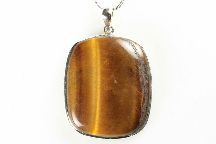 Tiger's Eye Pendant (Necklace) - Sterling Silver #192346